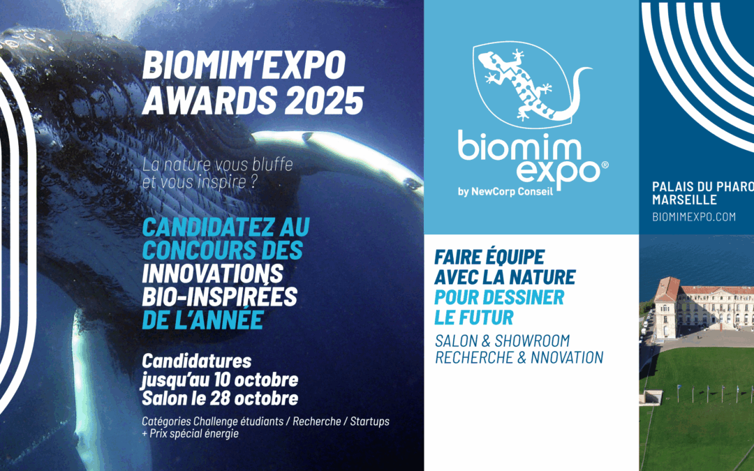 Biomim’expo Awards 2025 : un appel à candidatures pour inventer le futur avec le vivant