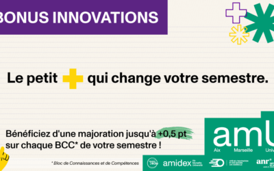 Bonus Innovations : bénéficiez d&rsquo;une majoration jusqu&rsquo;à +0,5 pt sur chaque BCC de votre semestre !
